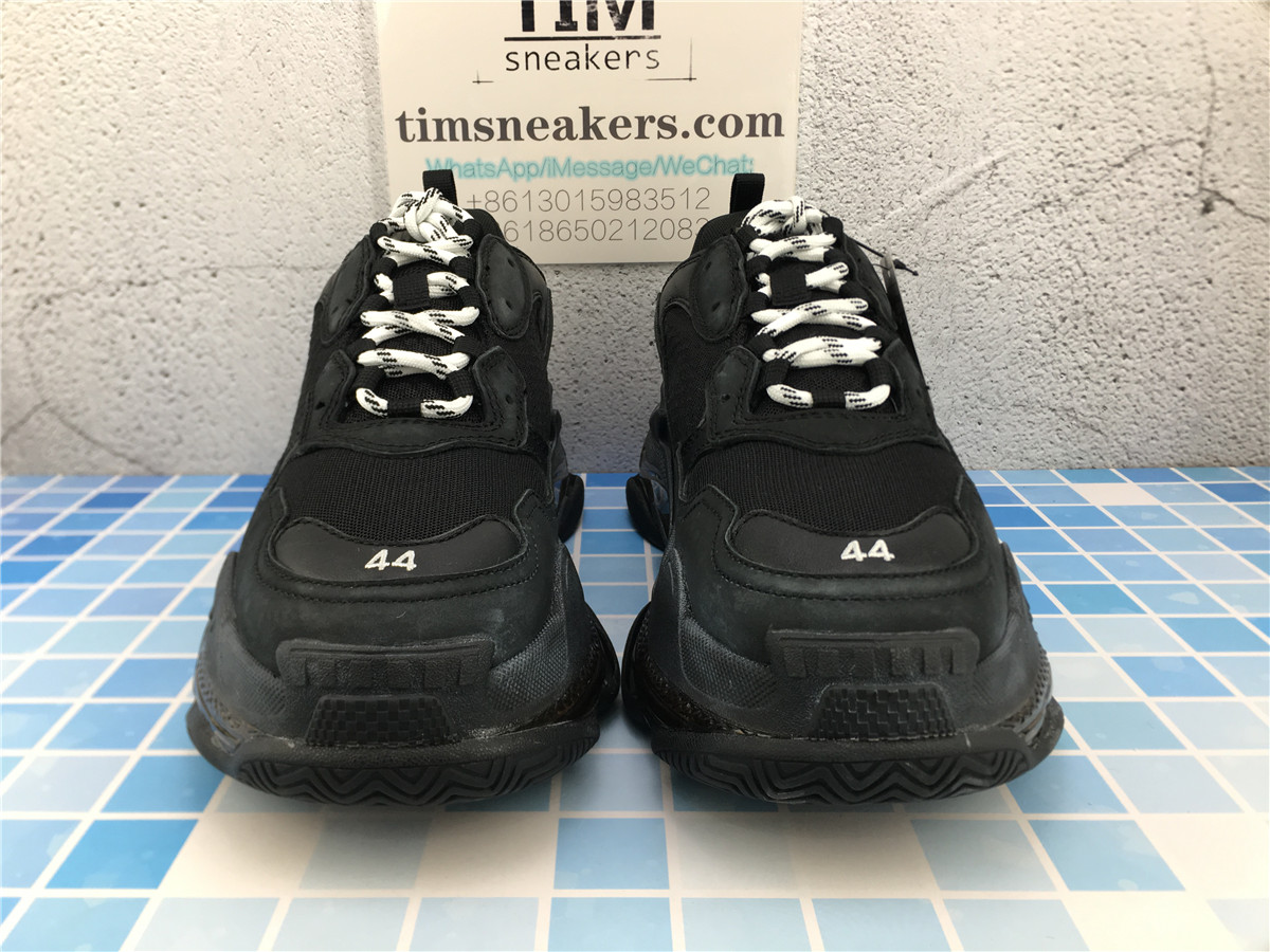 G5 Batch Balenciaga Triple S Black Clear Sole